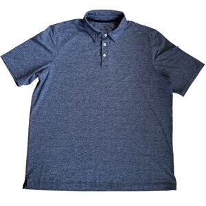 Johnston & Murphy XC4 Polo Shirt Men's L Stretch Performance Short Sleeve Casual